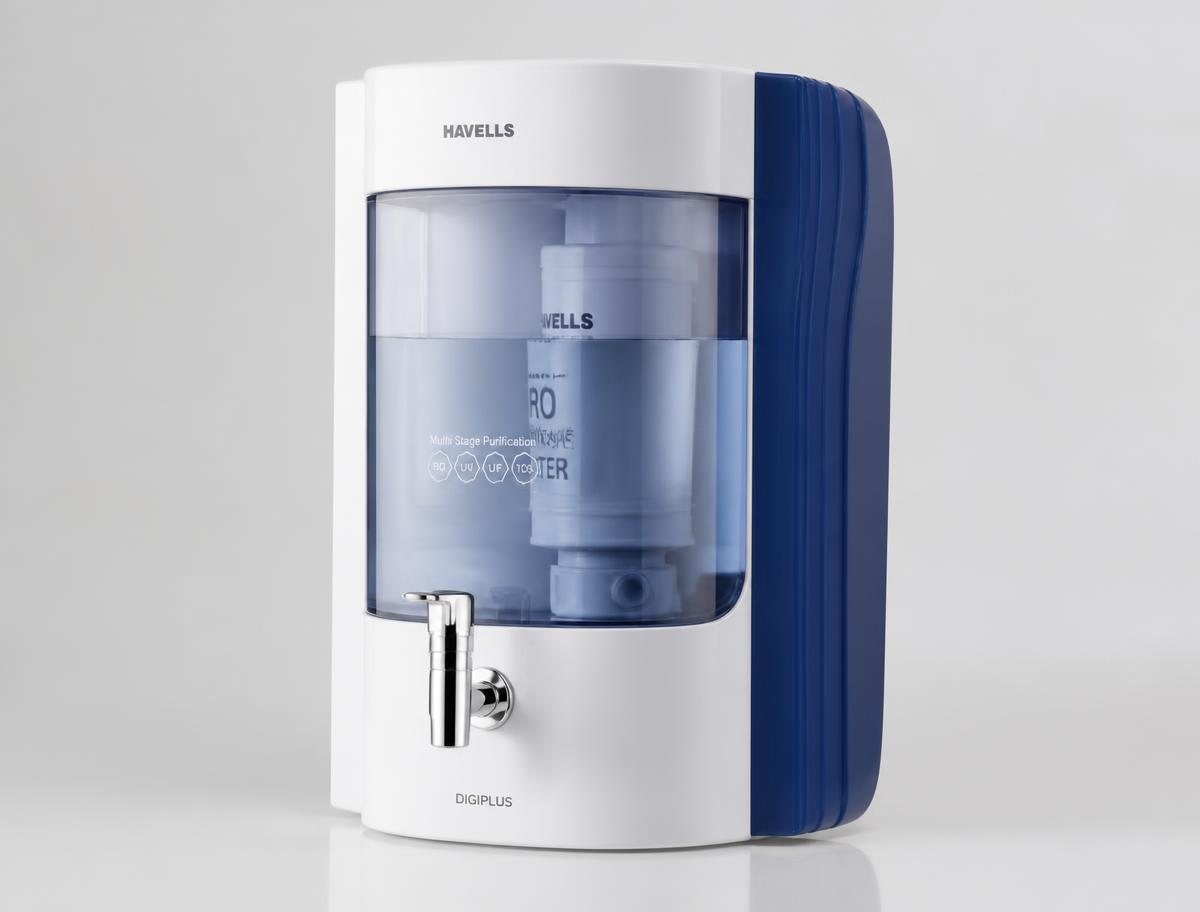 Havells DigiPlus RO+UV — SHAH ENTERPRISES Mangalore Havells DigiPlus RO+UV water purifier available at SHAH ENTERPRISES Mangalore